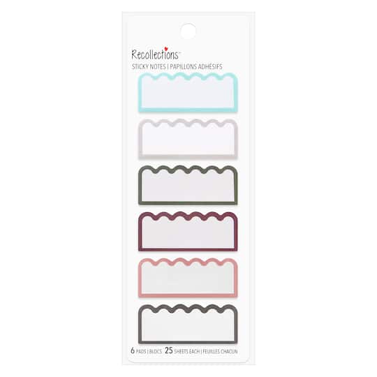 Scalloped Tab Planner Sticky Notes by Recollections™